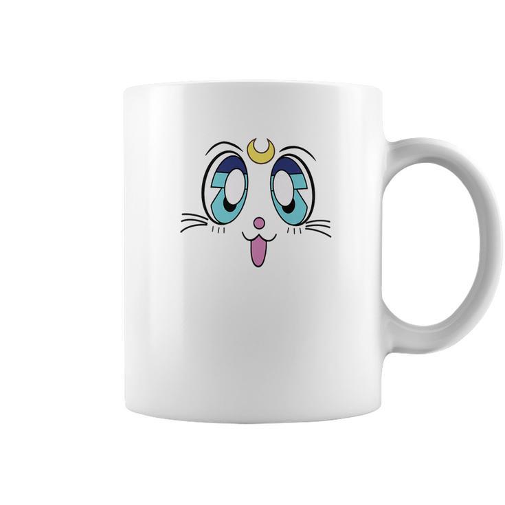 Anime Girls Sailor Of The Moon Princess White Face Cat Coffee Mug