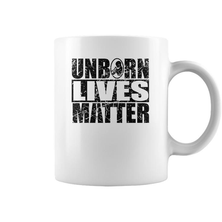 Anti Abortion Unborn Lives Matter Coffee Mug