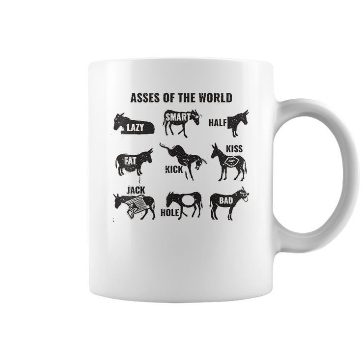 Asses The World Coffee Mug