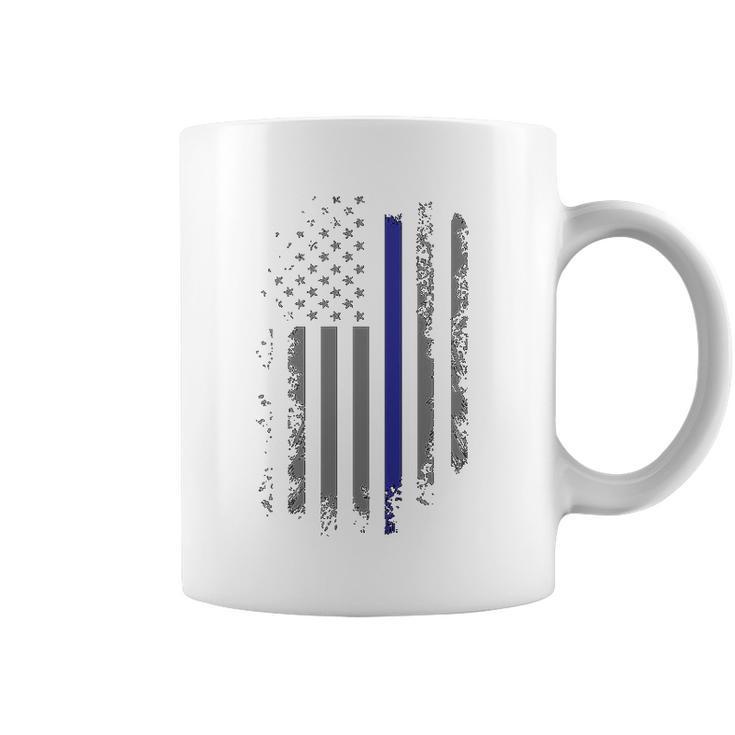 Back The Blue Usa Flag Police Lives Matter Coffee Mug