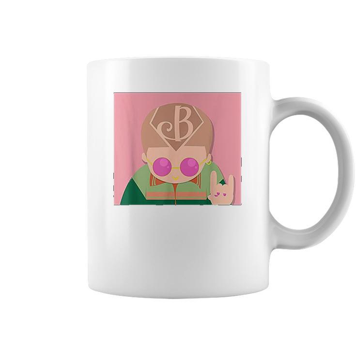 Bad Trap Hand Sign Bunny Dembow Style Reggaeton Coffee Mug