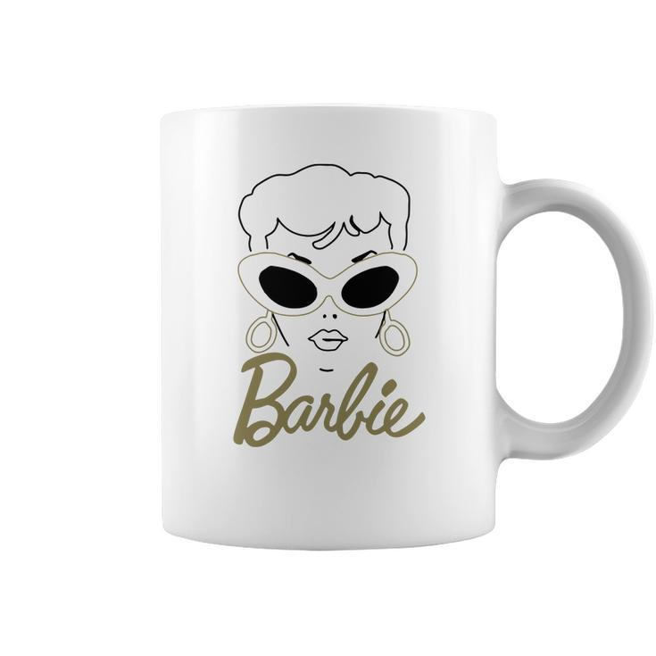Barbie 60Th Anniversary Gold Glasses Coffee Mug