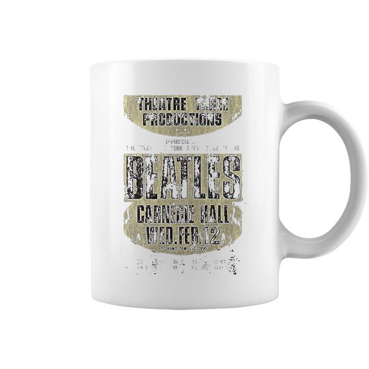 The Beatles Carnegie Hall Burnout Vintage Coffee Mug