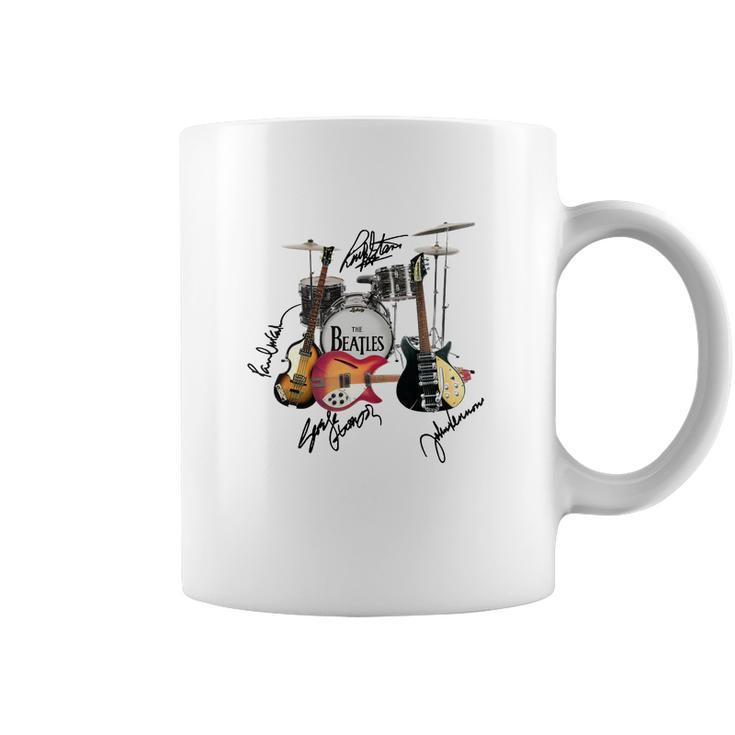 Beatles Musical Instrument Coffee Mug