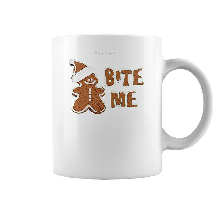 Bite Me Gingerbread Cute Coffee Mug