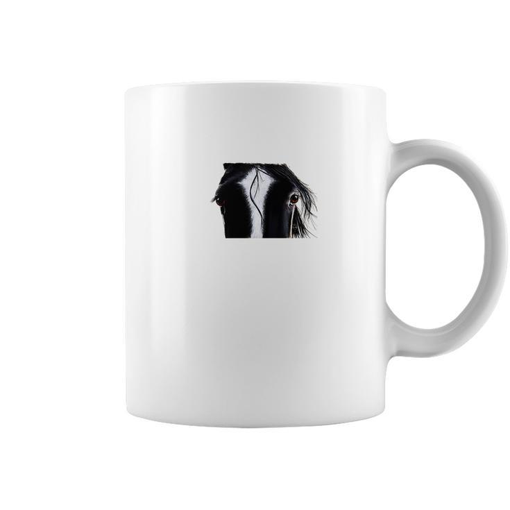 Black Horse Jacks Eyes Coffee Mug