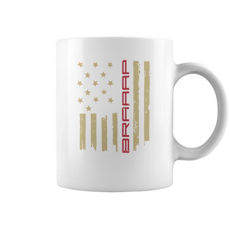 Braaap Snowmobile Flag Coffee Mug