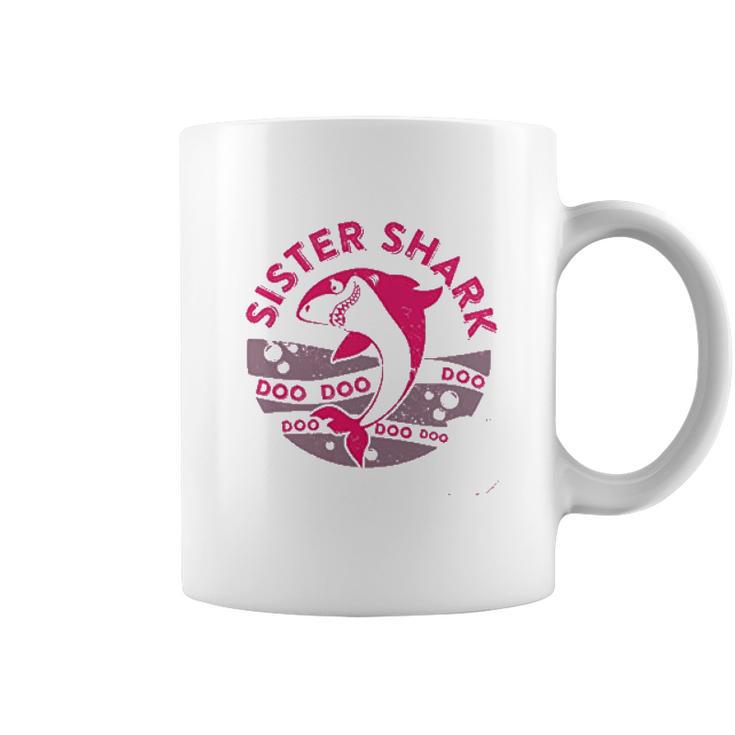 Brother Sister Baby Shark Birthday Coffee Mug