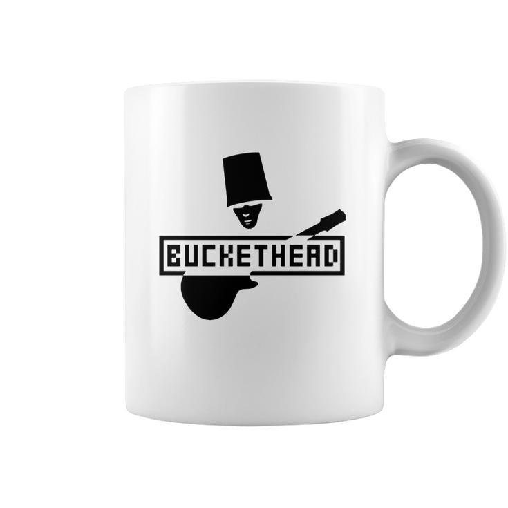 Buckethead Retro Guitar T-Shirt Coffee Mug