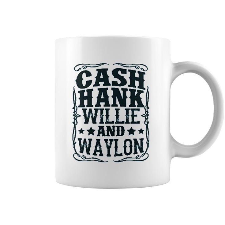 Cash Hank Willie And Waylon Country Girl Coffee Mug