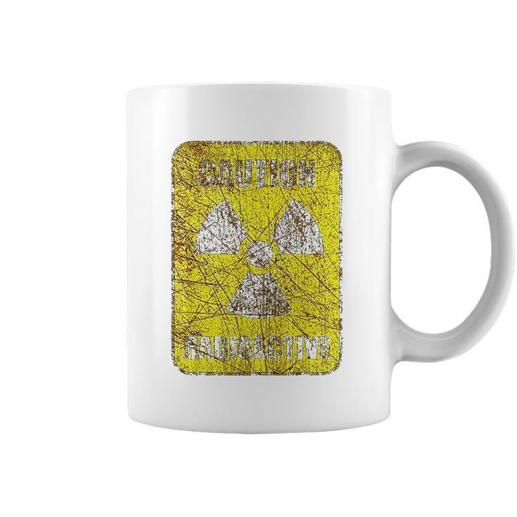 Caution Radioactive Radiation Hazard Nuclear Warning Sign Coffee Mug