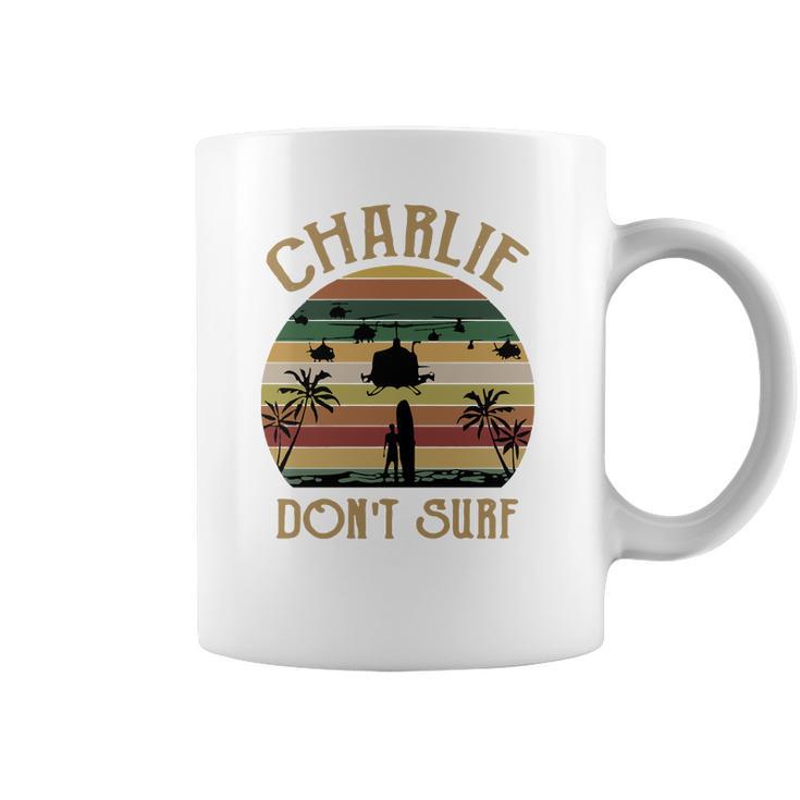 Charlie Dont Surf Retro Vintage Coffee Mug