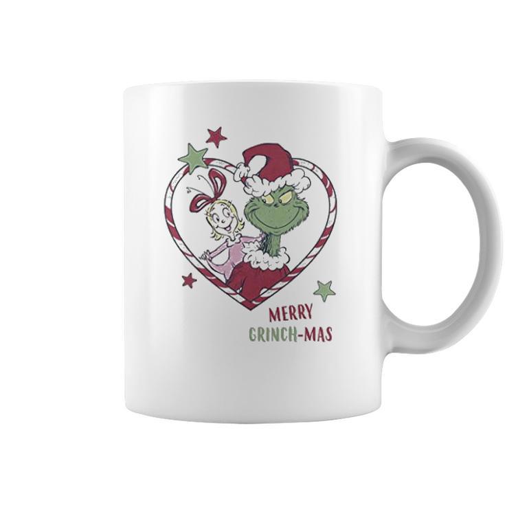 Christmas Grinchmas Heart Graphic Coffee Mug