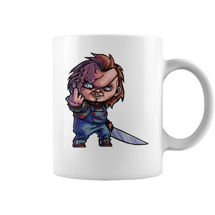 Chucky Middle Finger Coffee Mug