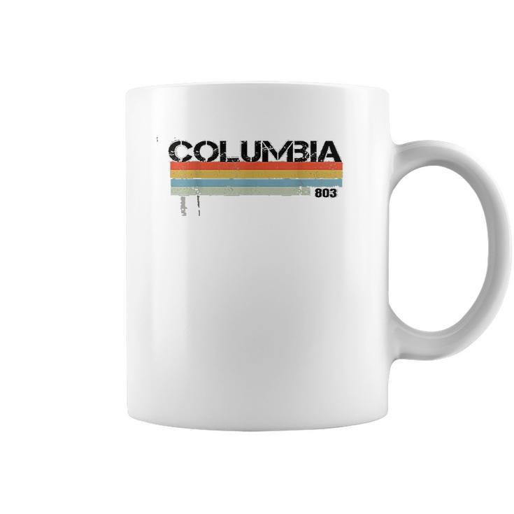 Columbia Area Code Vintage Retro Coffee Mug