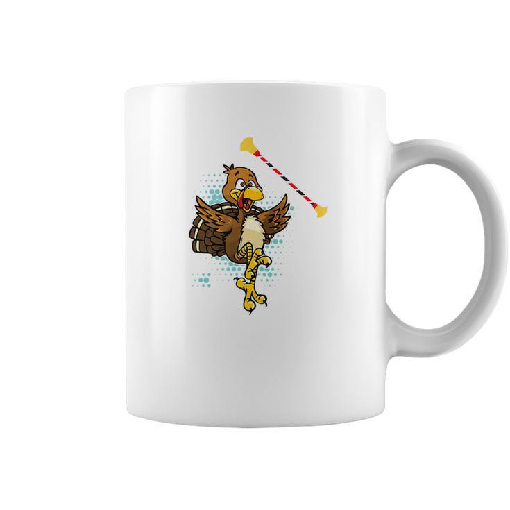 Cool Baton Twirling Turkey Twirler Thanksgiving Fun Coffee Mug