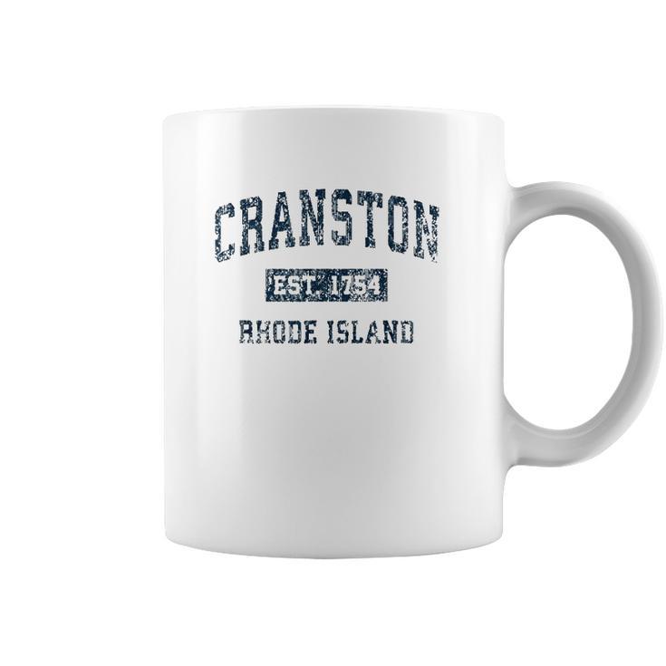 Cranston Rhode Island Ri Vintage Sports Design Coffee Mug