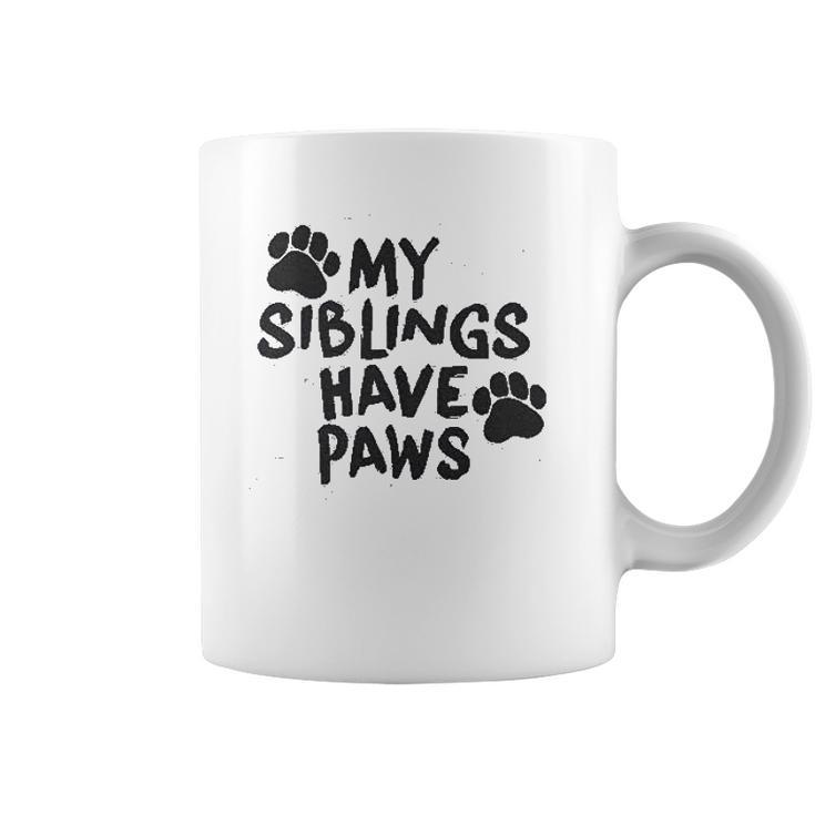 Creeper My Siblings Have Paws Funny Cool Cute Dog Cat Coffee Mug