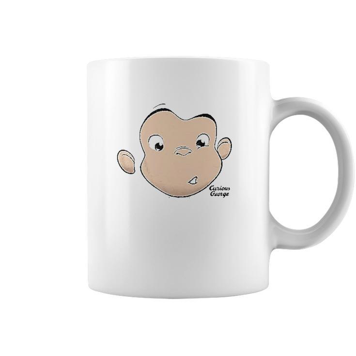 Curious George Face Coffee Mug