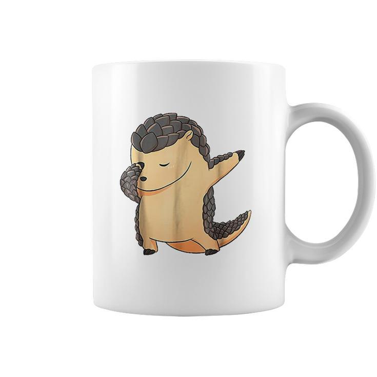 Dabbing Pangolin Endangered Manis Animal Coffee Mug