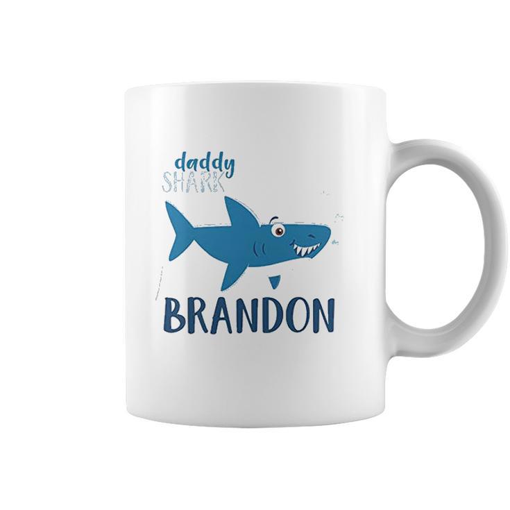 Daddy Shark Brandon Best Christmas Gifts For Dad Coffee Mug