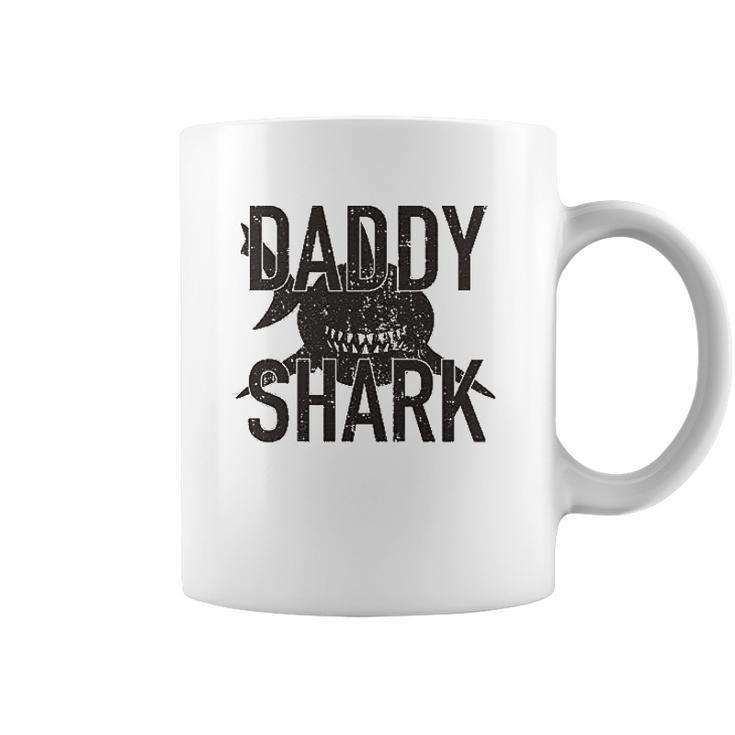 Daddy Shark Printed Graphic Dad Birthday Gifts Coffee Mug