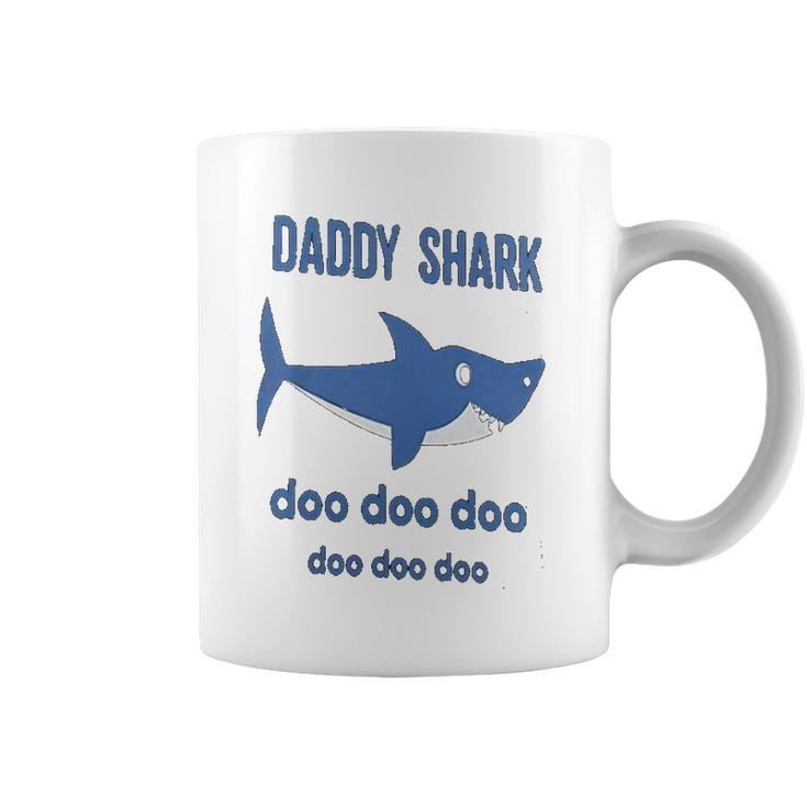 Daddy Shark Lovely Boy Dad Birthday Gifts Coffee Mug