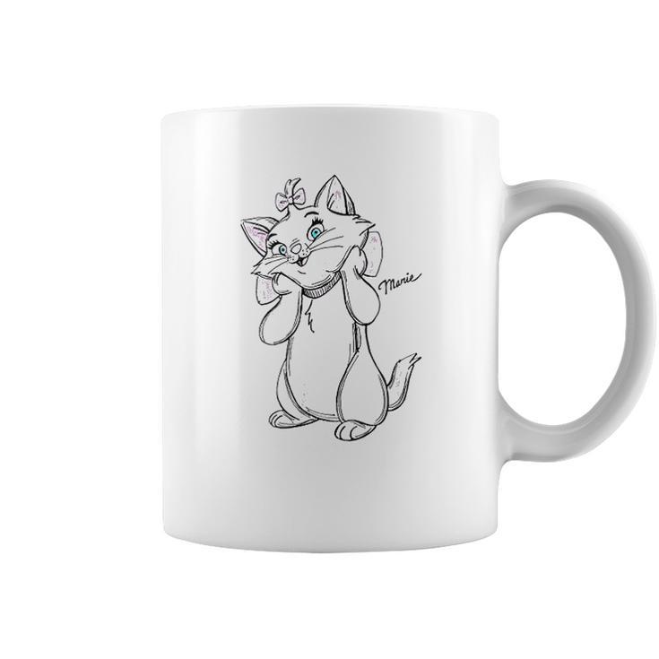 Disney The Aristocat Sketchy Marie Coffee Mug