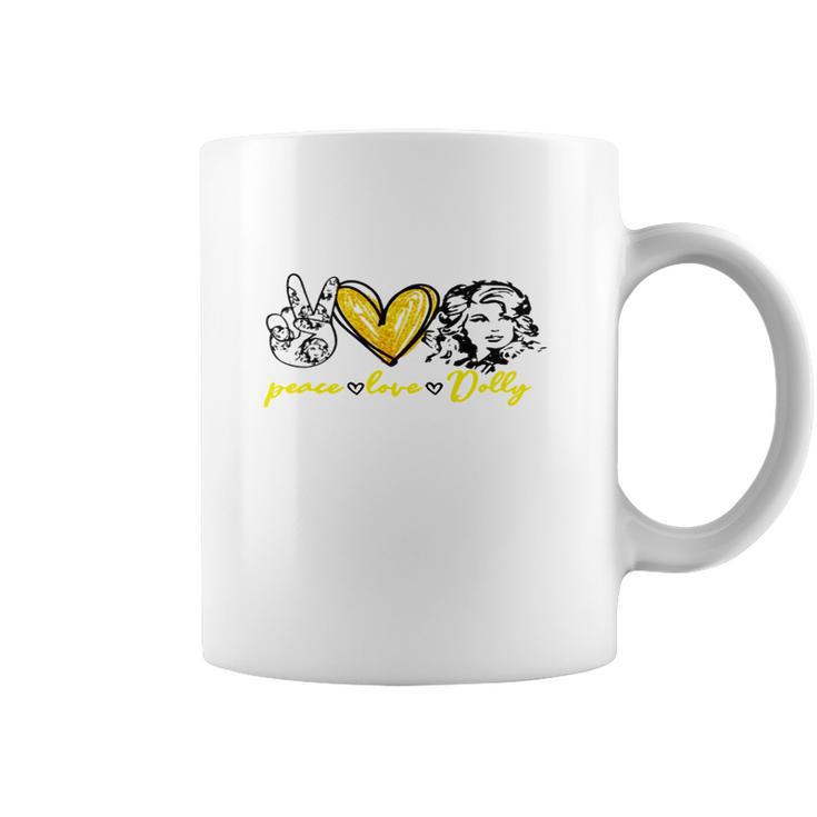 Dolly Parton Peace Love Dolly Coffee Mug