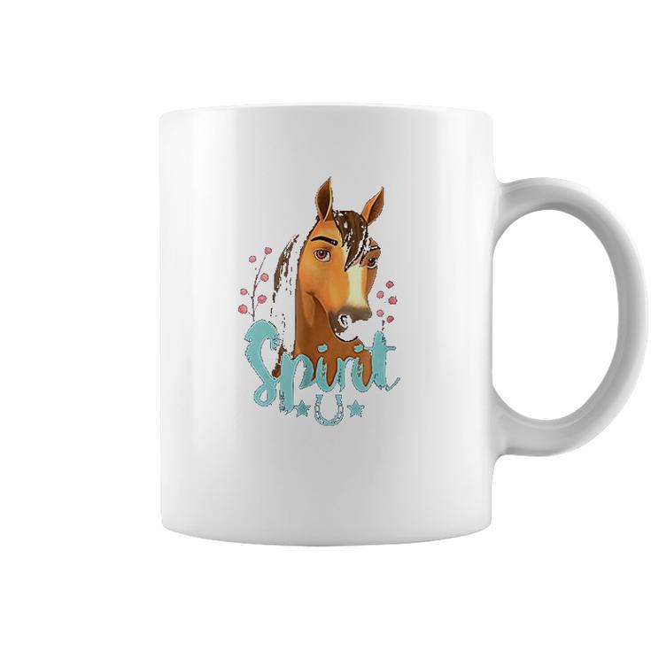 Dreamworks Riding Free Spirit Horseshoe Coffee Mug