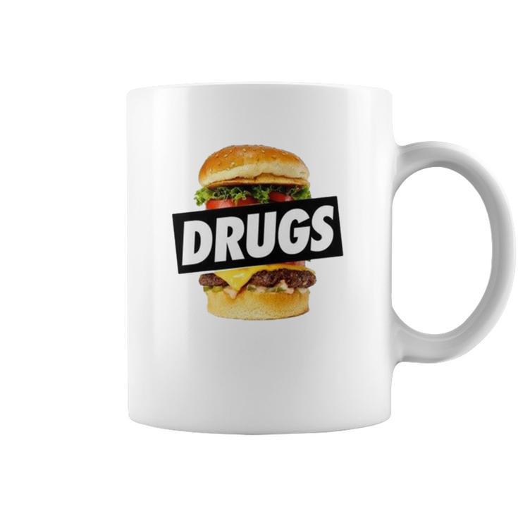 Drugs Burger Hoodie Coffee Mug