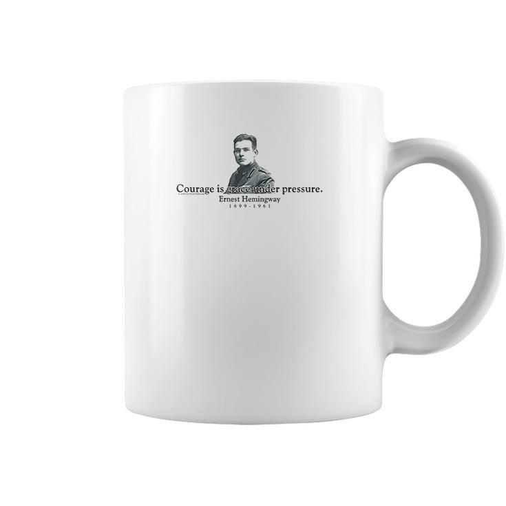 Ernest Hemingway Courage Is Grace Under Pressure Coffee Mug