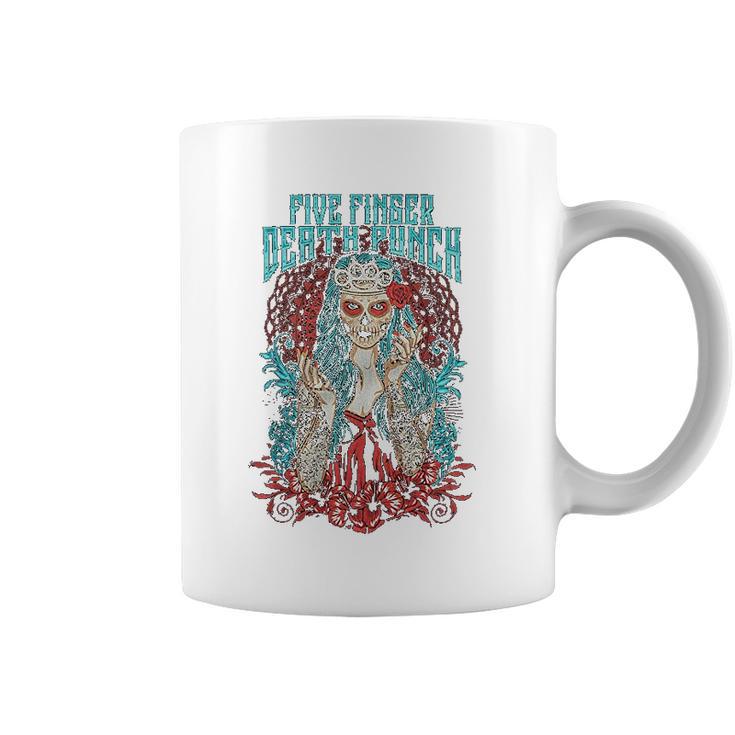 Five Finger Death Punch  Lady Muerta Coffee Mug