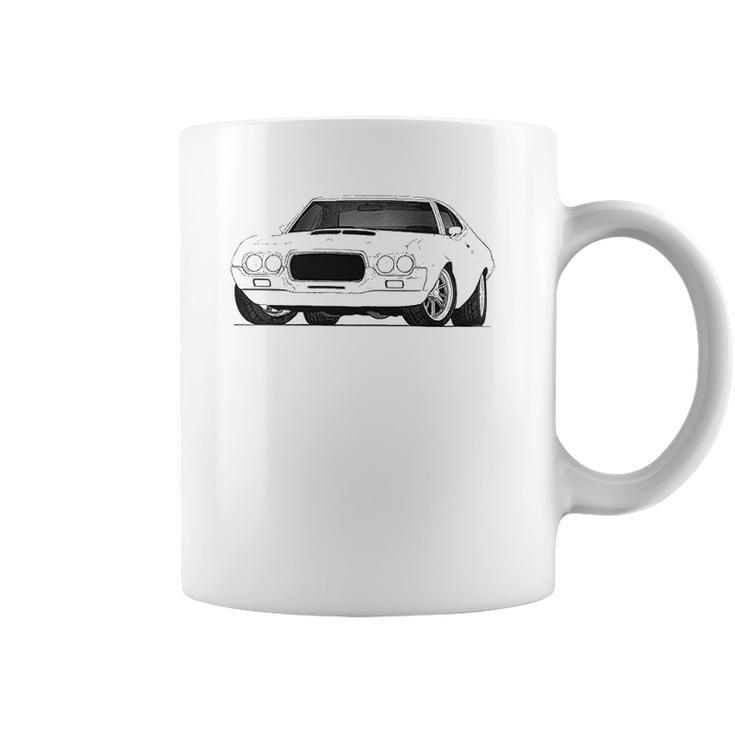 Ford Torino 1972  White Car Coffee Mug