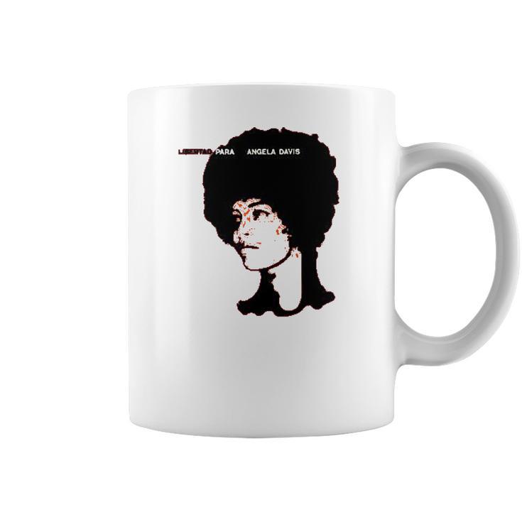 Free Angela Davis Libertad Coffee Mug