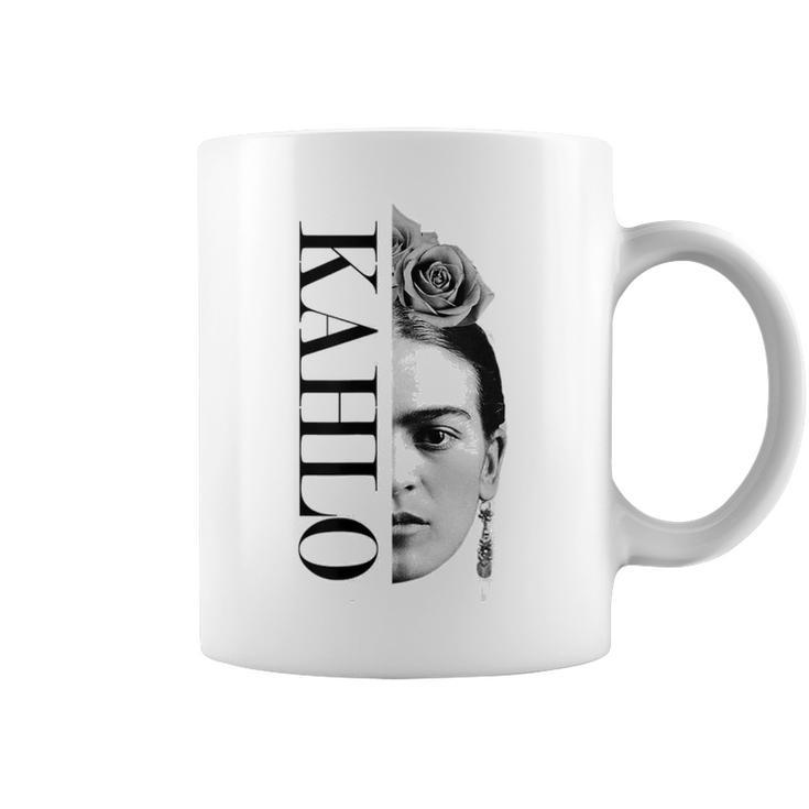 Frida Kahlo Portrait Retro Coffee Mug