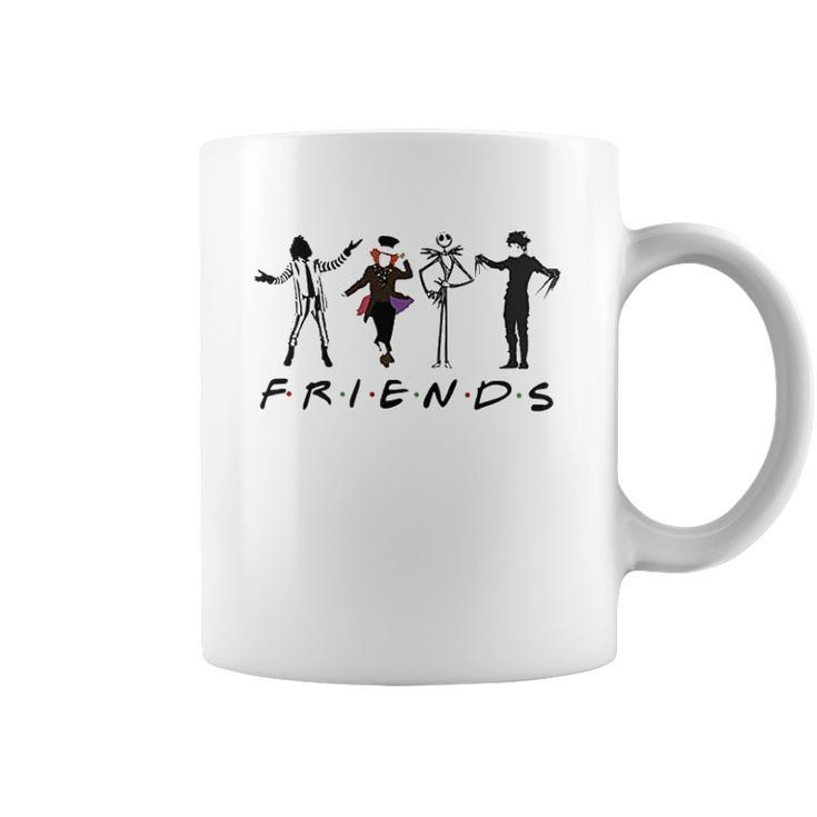 Friends Horror Tim Burton Edward Coffee Mug