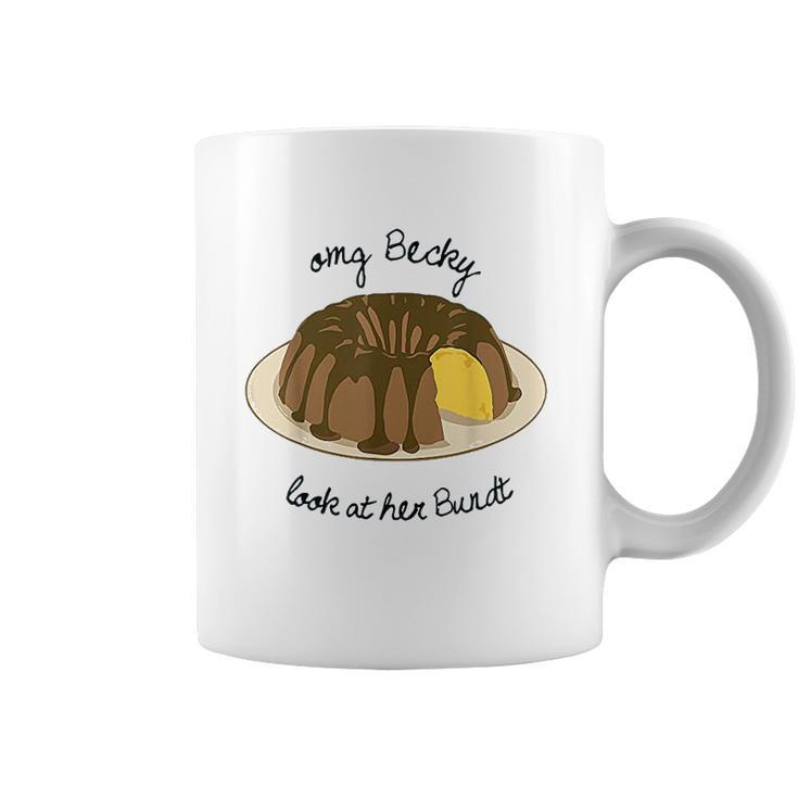 Funny Baking Baker Omg Becky Look At Her Bundt Coffee Mug