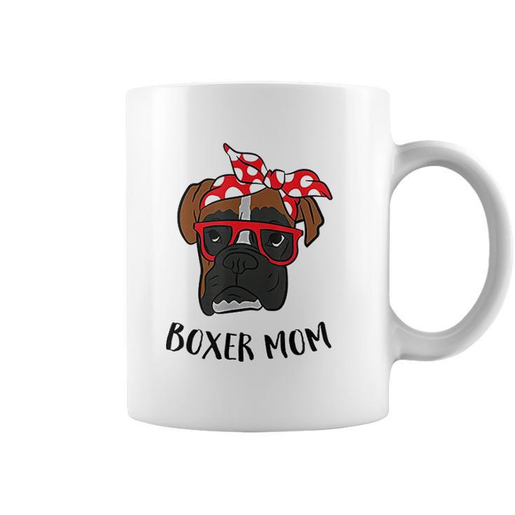 Funny Boxer Mom Cute Boxer Mama Coffee Mug