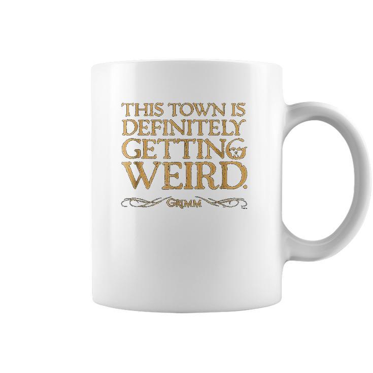 Grimm This Town Is Getting Weird Comfortable Coffee Mug