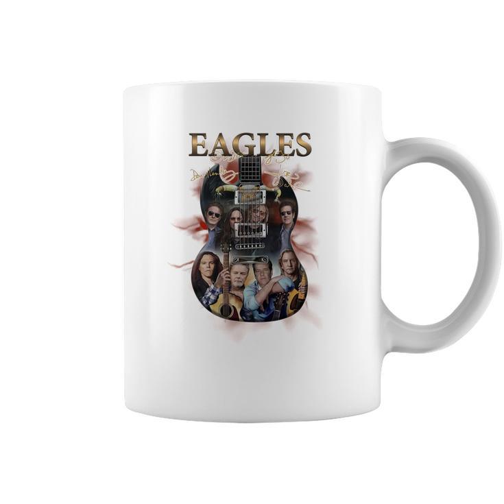 Guitar Eagles Rock Band Signatures Shirt Coffee Mug