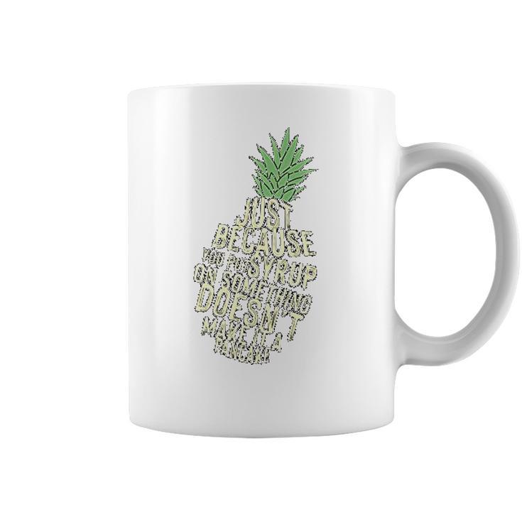 Gus And Spencer Funny Pineapple Psych Coffee Mug