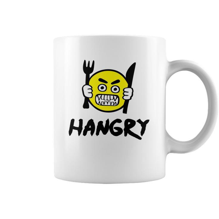 Hangry Emoji Coffee Mug