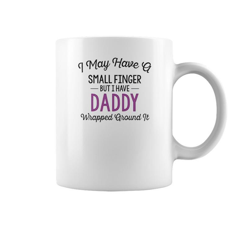 Heart Co Designs Baby Girl Clothes Daddy Wrapped Around Coffee Mug