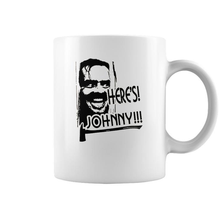 Heres Johnny The Shining Overlook Hotel Stanley Kubrick Stephen King Horror Movie Coffee Mug