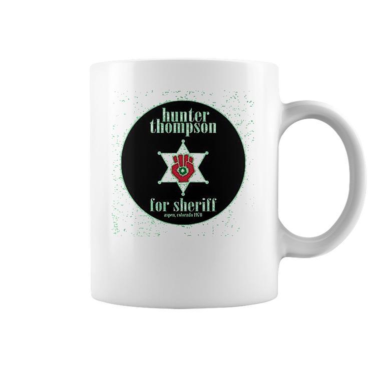 Hunter S Thompson For Sheriff Books Funny Costume Coffee Mug