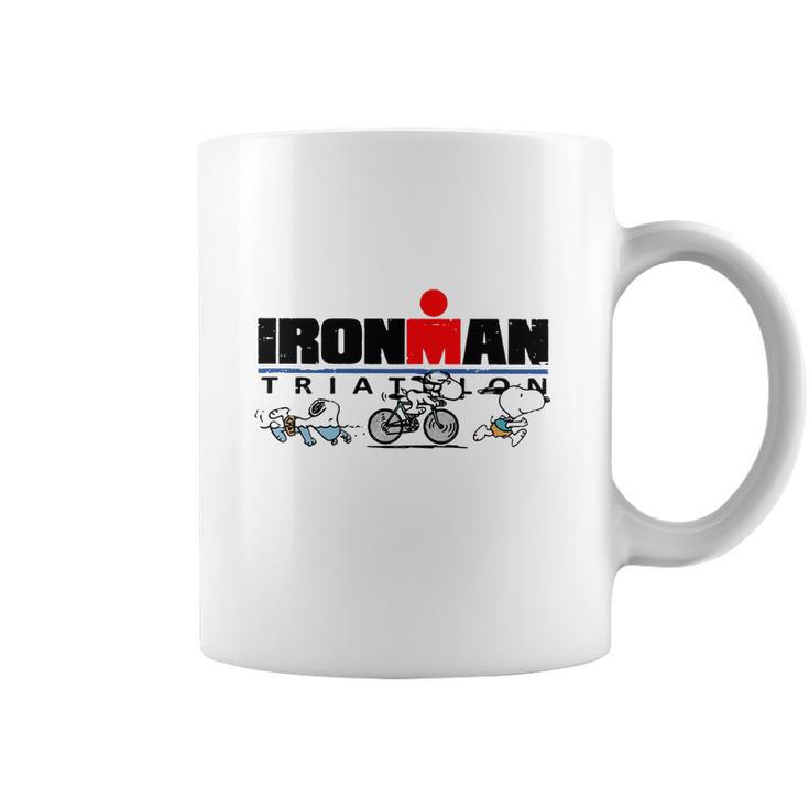 Ironman Triathlon Snoopy Coffee Mug