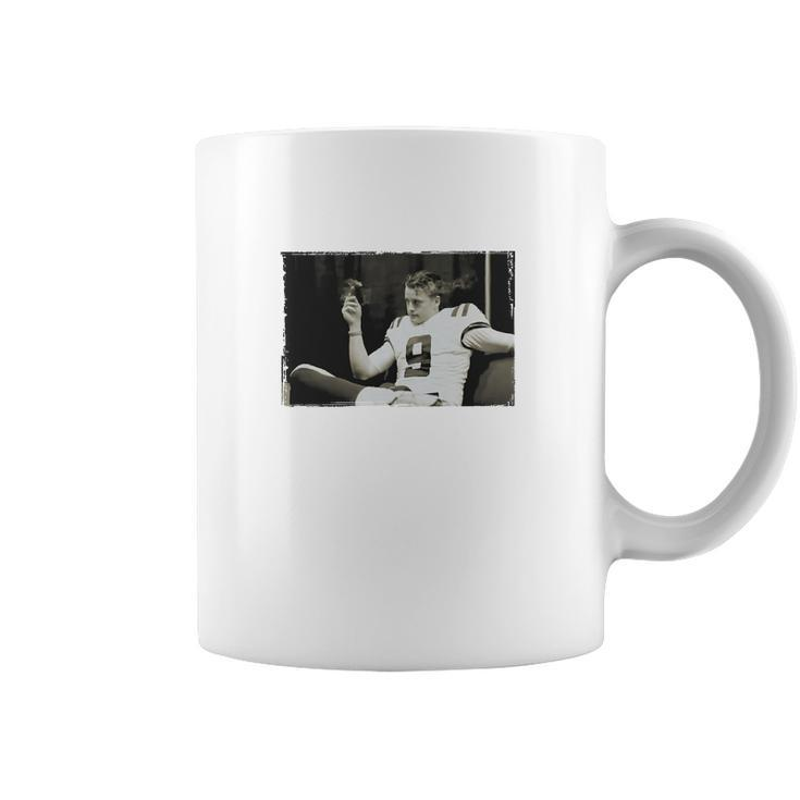 Joe Burrow Cigar Smoking Coffee Mug