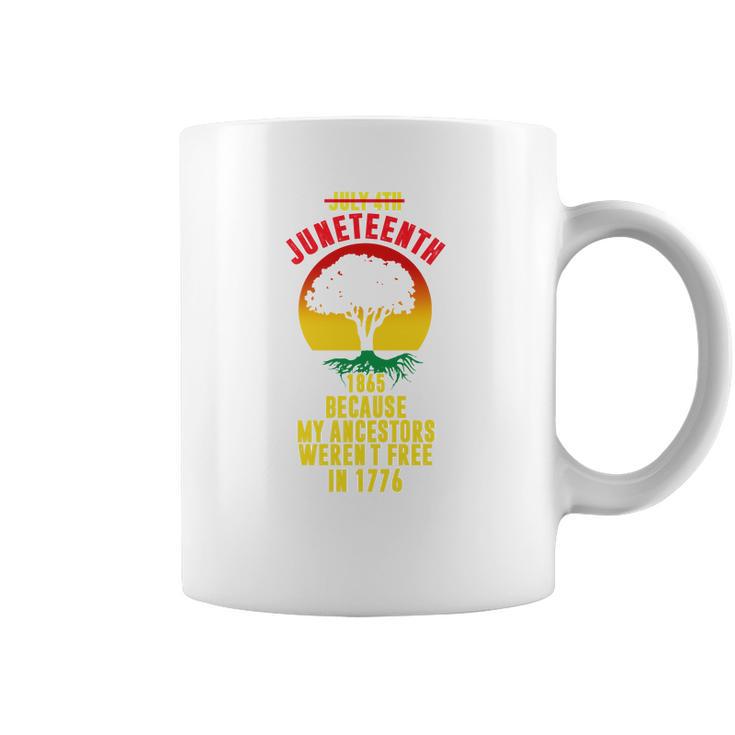 Juneteenth Flag Afro Freeish June 19 1865 Coffee Mug