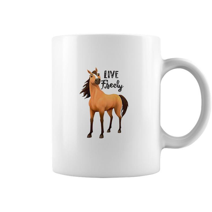 Kids Dreamworks Spirit Riding Free  Live Freely Coffee Mug